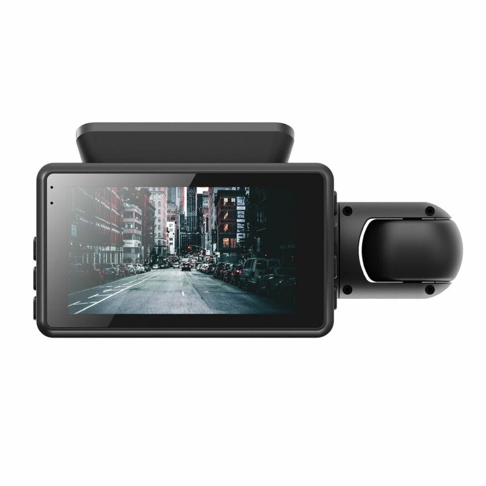 1080P Dual Lens Car DVR Dash Cam Video Recorder G-Sensor Front And