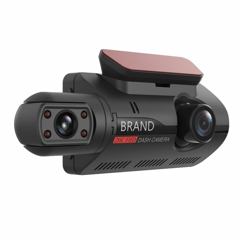 1080P Dual Lens Car DVR Dash Cam Video Recorder G-Sensor Front And